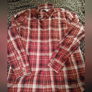 CARHARRT Button Down Long Sleeve Shirt Like New Size Large Tall